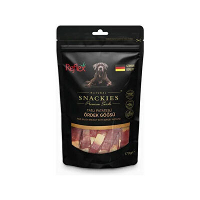 Reflex Snackies Natural Patatesli Ördek Göğsü Tahılsız Köpek Ödül Maması 170 Gr 