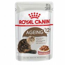 Royal Canin - Royal Canin Ageing 12+ Gravy Pouch Yaşlı Kedi Konservesi 6 Adet 85 Gr 