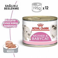 Royal Canin Mother Babycat Pate Yavru Kedi Konservesi 195 Gr - Thumbnail