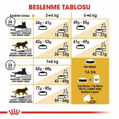 Royal Canin British Shorthair Adult Yetişkin Kedi Maması 400 Gr 