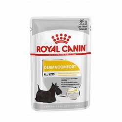 Royal Canin - Royal Canin Ccn Dermacomfort Loaf Pate Pouch Küçük Irk Yetişkin Köpek Konservesi 12 Adet 85 Gr 