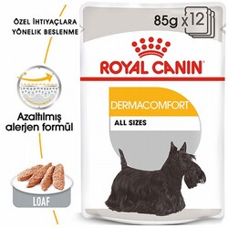 Royal Canin Ccn Dermacomfort Loaf Pate Pouch Küçük Irk Yetişkin Köpek Konservesi 6 Adet 85 Gr - Thumbnail