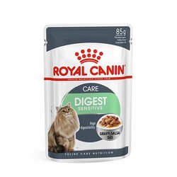 Royal Canin - Royal Canin Digest Sensitive Gravy Pouch Yetişkin Kedi Konservesi 12 Adet 85 Gr 