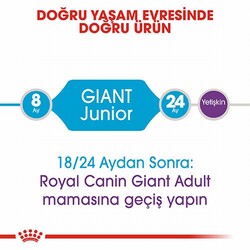 Royal Canin Giant Junior Dev Irk Puppy Yavru Köpek Maması 15 Kg - Thumbnail