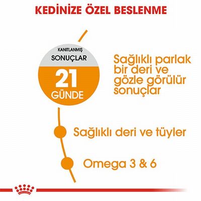 Royal Canin Hair Skin Adult Hassas Tüy Sağlığı Yetişkin Kedi Maması 4 Kg 