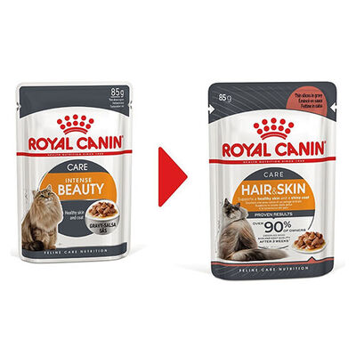 Royal Canin Intense Beauty Gravy Pouch Yetişkin Kedi Konservesi 12 Adet 85 Gr 