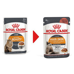 Royal Canin Intense Beauty Gravy Pouch Yetişkin Kedi Konservesi 85 Gr - Thumbnail