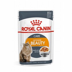 Royal Canin - Royal Canin İntense Beauty Jelly Pouch Yetişkin Kedi Konservesi 12 Adet 85 Gr 