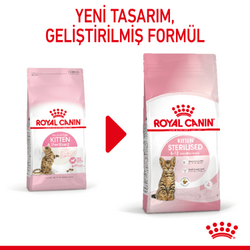 Royal Canin Kitten Sterilised Kısırlaştırılmış Yavru Kedi Maması 2 Kg - Thumbnail