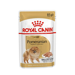 Royal Canin Köpek Mamaları - Royal Canin Pomeranian Loaf Gravy Pouch Yetişkin Köpek Konservesi 6 Adet 85 Gr 