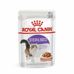 Royal Canin - Royal Canin Sterilised Gravy Pouch Kısırlaştırılmış Kedi Konservesi 85 Gr 