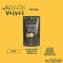 Schesir After Dark Pouch Tavuklu Tahılsız Yetişkin Kedi Konservesi 12 Adet 80 Gr - Thumbnail