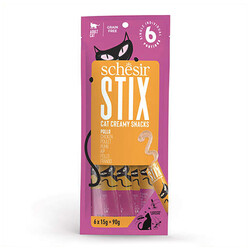 Schesir - Schesir Cat Stix Tavuklu Krema Kedi Ödülü 6x15 Gr 