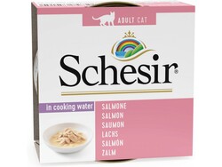 Schesir - Schesir Somonlu Yetişkin Kedi Konservesi 6 Adet 85 Gr 