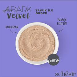 Schesir After Dark Pouch Tavuklu ve Ördek Etli Tahılsız Yetişkin Kedi Konservesi 80 Gr - Thumbnail