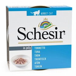 Schesir - Schesir Ton Balıklı Jelly Yetişkin Kedi Konservesi 6 Adet 85 Gr 