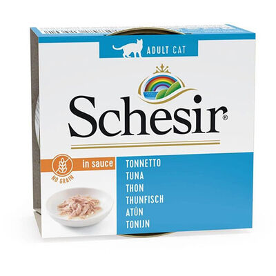 Schesir Ton Balıklı Soslu Yetişkin Kedi Konservesi 70 Gr 