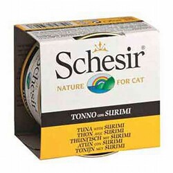 Schesir - Schesir Ton Balıklı ve Surimili Jelly Yetişkin Kedi Konservesi 85 Gr 