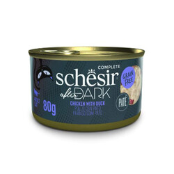 Schesir - Schesir After Dark Pate Tavuk Etli ve Ördek Etli Tahılsız Yetişkin Kedi Konservesi 80 Gr 