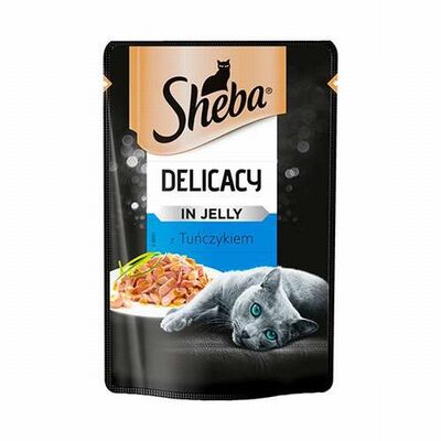 Sheba Pouch Ton Balıklı Yetişkin Kedi Konservesi 12 Adet 85 Gr 