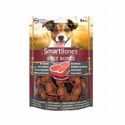 Smart Bones - SmartBones Sığır Etli Mini Düğüm Kemik Köpek Ödülü 8'li 128 Gr 