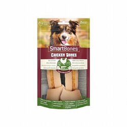 Smart Bones - SmartBones Tavuklu Düğüm Kemik Köpek Ödülü Medium 2'li 13 Cm 