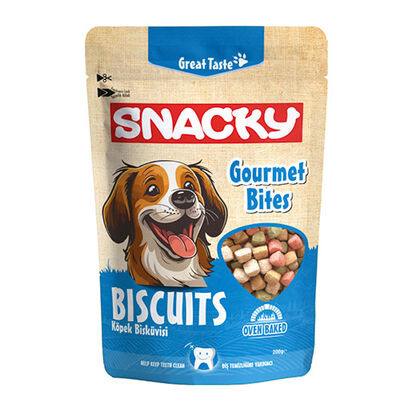 Snacky Gourmet Bites Köpek Ödül Bisküvisi 200 Gr 