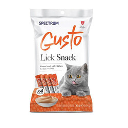 Spectrum - Spectrum Gusto Tavuklu Sıvı Kedi Ödül Maması 4x15 Gr 