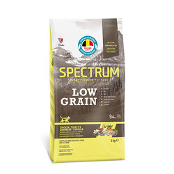 Spectrum - Spectrum Tavuklu Hindili ve Kızılcıklı Düşük Tahıllı Yavru Kedi Maması 2 Kg 