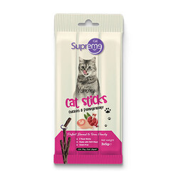 Supreme - Supreme Cat Sticks Tavuklu ve Narlı Yetişkin Kedi Ödül Çubuğu 3x5 Gr 