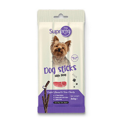 Supreme - Supreme Dog Sticks Sığır Etli Yetişkin Köpek Ödül Çubuğu 3x5 Gr 