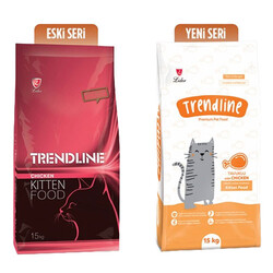 Trendline - Trendline Kitten Tavuklu Yavru Kedi Maması 15 Kg 