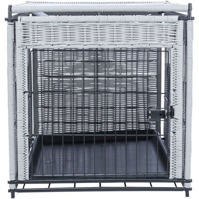 Trixie Dekoratif Rattan Sargılı Metal Köpek Kafesi M 58x60x77 Cm