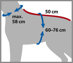 Trixie Havlu Köpek Bornozu Medium 50 Cm Gri - Thumbnail