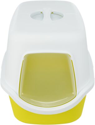 Trixie Kapalı Kedi Tuvaleti 40x40x56 Cm Lime Sarı Beyaz