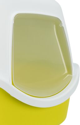 Trixie Kapalı Kedi Tuvaleti 40x40x56 Cm Lime Sarı Beyaz
