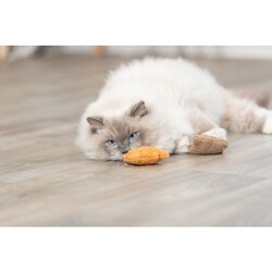 Trixie Kedi Otlu Ayı Peluş Kedi Oyuncağı 8 Cm - Thumbnail