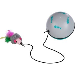 Trixie Pilli Oyun Topu ve Fare Kedi Oyuncağı 9 Cm - Thumbnail