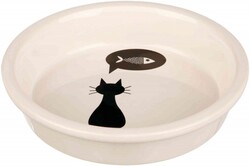 Trixie - Trixie Kedi Seramik Mama Su Kabı 0,25 Lt 13 Cm