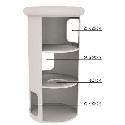 Trixie Kedi Tırmalama ve Oyun Kulesi 118 Cm Gri