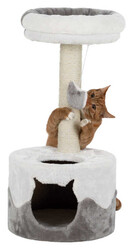 Trixie - Trixie Kedi Tırmalaması ve Evi 71 Cm Beyaz Gri