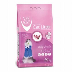 VanCat - VanCat Baby Powder Parfümlü İnce Taneli Kedi Kumu 2x10 Kg 