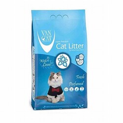 VanCat - VanCat Fresh Parfüm Kokulu İnce Taneli Kedi Kumu 10 Kg 