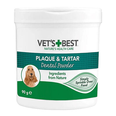 Vet’s Best Plak ve Tartar Temizleyen Köpek Ağız Bakım Tozu 90 Gr 