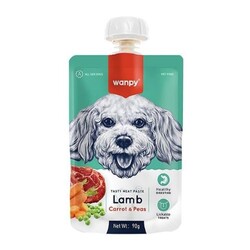 Wanpy - Wanpy Kuzu Etli ve Havuçlu Ezme Köpek Ödülü 90 Gr 