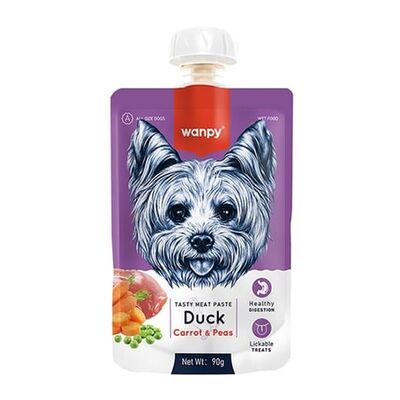 Wanpy Ördekli ve Havuçlu Ezme Köpek Ödülü 90 Gr 