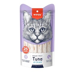 Wanpy - Wanpy Ton Balıklı ve Yengeçli Krema Kedi Ödülü 5x14 Gr 