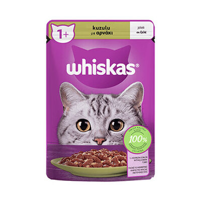 Whiskas Pouch Jöle İçinde Kuzulu Yetişkin Kedi Konservesi 6 Adet 85 Gr 