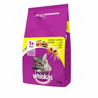 Whiskas Tavuklu ve Sebzeli Yetişkin Kedi Maması 1,4 Kg 