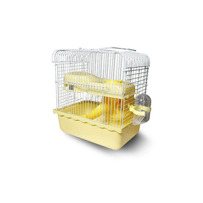 Zampa Hamster Kafesi 23x17x33 Cm Sarı 